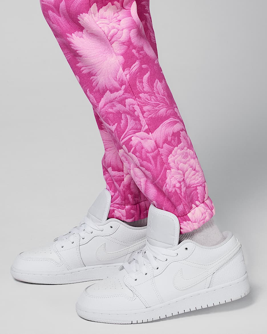 Pants con estampado floral para ninos talla grande Jordan Brooklyn Essentials. Nike MX